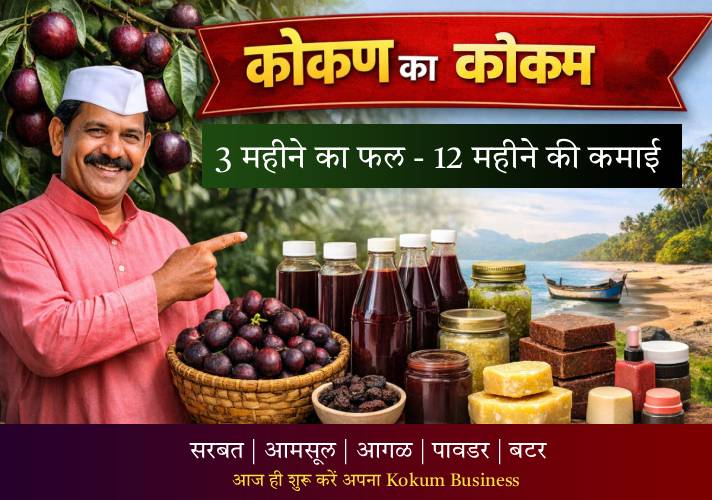 🏡 कोकण में Village Business Ideas: 🌿 कोकण का Kokum — 3 महीने का फल नहीं, पूरे साल कमाई का मौका